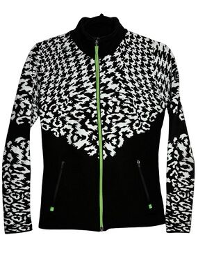 NEWLAND AVRIL THERMAL FULL ZIP T-NECK SWEATER WOMEN'S
